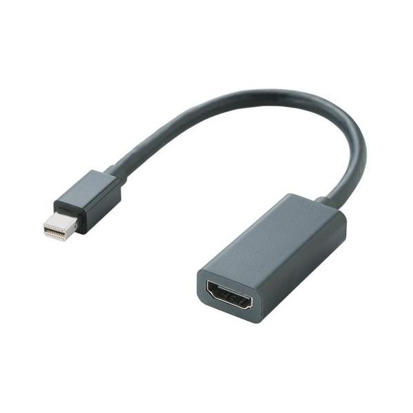 HDMIϊP[u ELECOM GR AD-MDPHDMIBK Mini DisplayPort-HDMI ϊA_v^ ubN