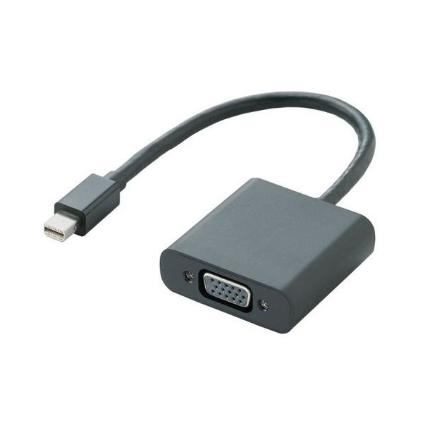 VGAϊP[u ELECOM GR AD-MDPVGABK Mini DisplayPort-VGA ϊA_v^ ubN [J[