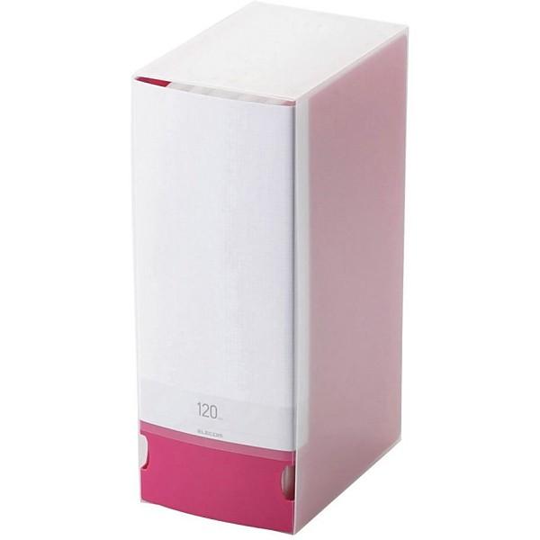 �f�B�X�N�t�@�C�� ELECOM �G���R�� CCD-FB120PN Blu-ray/DVD/CD�p�f�B�X�N�t�@�C�� 120�����[ �s���N