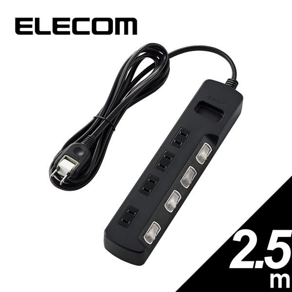 �}���`�^�b�v ELECOM �G���R�� T-K6A-2425BK �ق���h�~�V���b�^�[�t ���K�[�h�^�b�v 2�s�� 4�� 2.5m �u���b�N