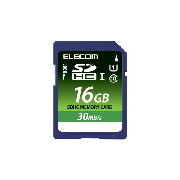 SDJ[h ELECOM GR MF-FS016GU11LRA SDHCJ[h f[^T[rXt UHS-I 30MB/s 16GB