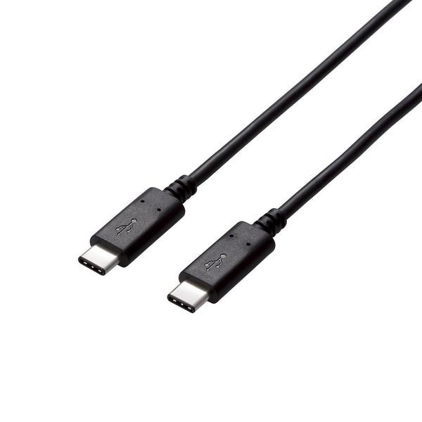 ELECOM U2C-CC5P20NBK USB2.0P[u(Type-C-TypeCE2.0m) [J[