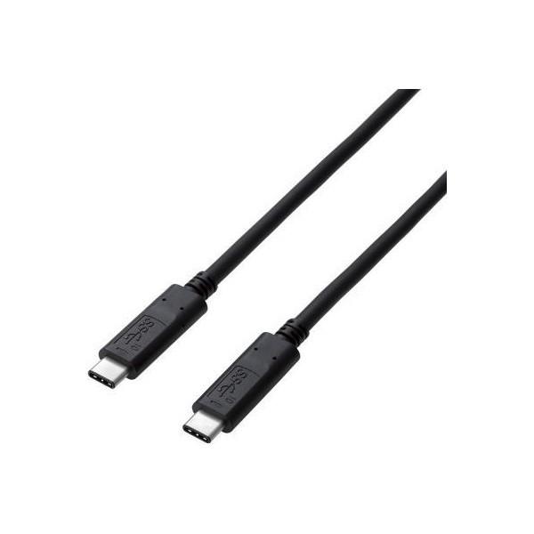 USBP[u ELECOM GR USB3-CCP10NBK USB3.1P[u Gen2 C-C^Cv Fؕi PDΉ 3Ao 1.0m ubN [J[