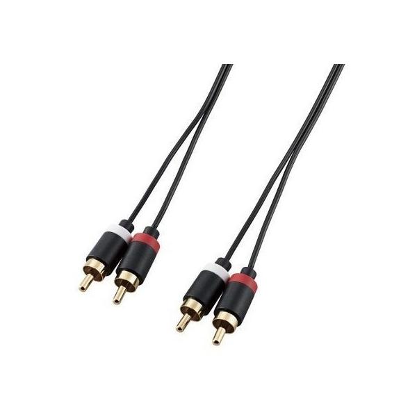 I[fBIP[u ELECOM GR DH-WRN30 AVP[u y` RCAsvO×2-RCAsvO×2 3.0m ubN