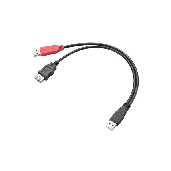 USB�P�[�u�� ELECOM �G���R�� USB-AAE5DPBK Y��W�p���[�P�[�u�� USB2.0 A���X �ȈՃp�b�P�[�W