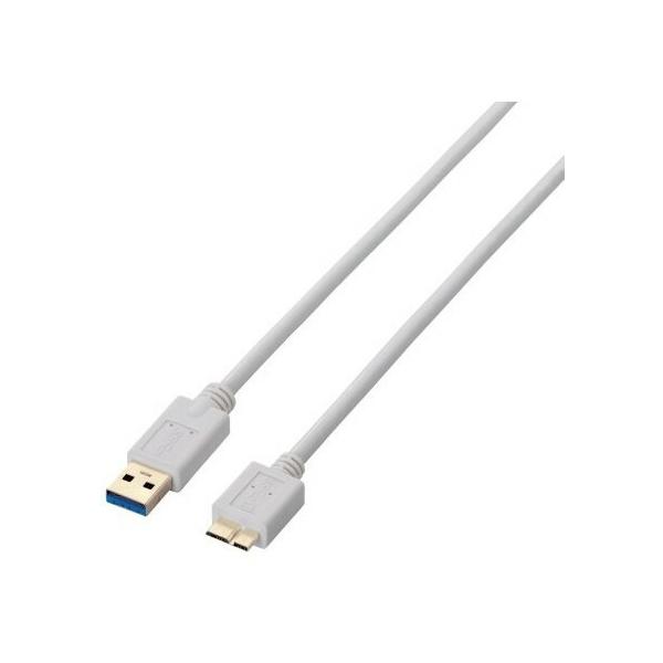 USBP[u ELECOM GR USB3-AMB10WH USB3.0P[u A-microB^Cv X^_[h 1m zCg