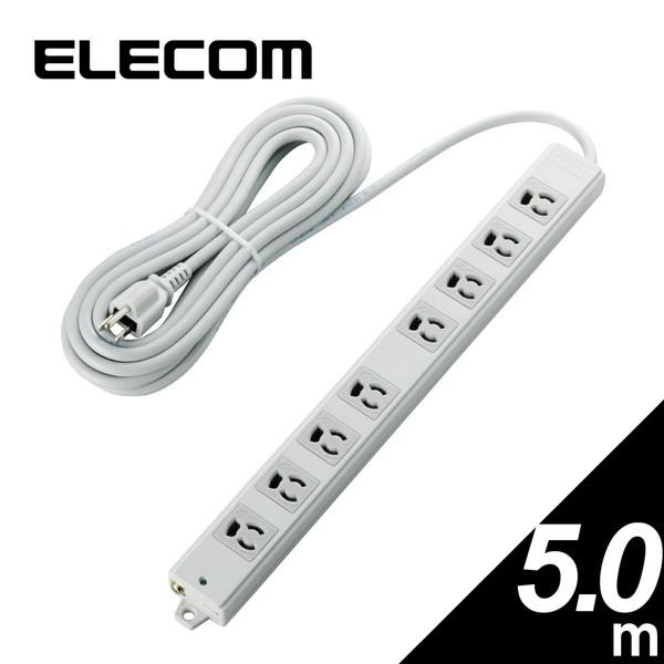 �}���`�^�b�v ELECOM �G���R�� T-WRMK3850LG/RS EU RoHS�w�ߏ��� ���K�[�h ��d�\���H���p�^�b�v 8�� 5.0m ���[�J�[����