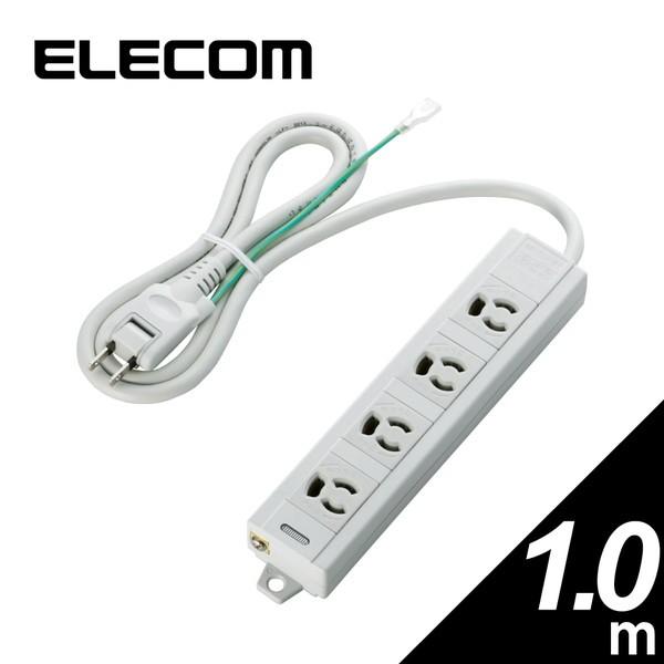 �}���`�^�b�v ELECOM �G���R�� T-T06-3410LG/RS EU RoHs�w�ߏ��� �}�O�l�b�g�t3�s���Ή������~�߃^�b�v 4�� 1.0m