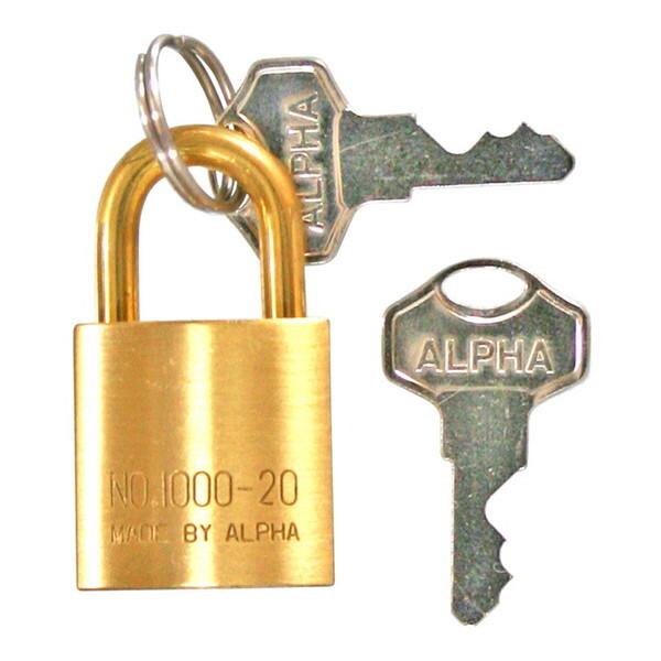 他サイト： アイアイ AL-001 アルファ南京錠 #1000 20mmの商品画像