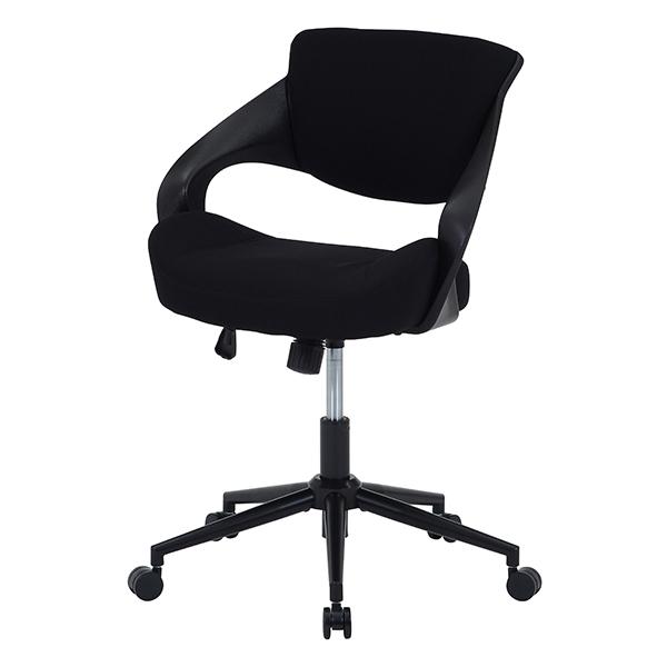 不二貿易（Fuji Boeki） 74002 腰当たりが良いチェア クラウド BK×BK