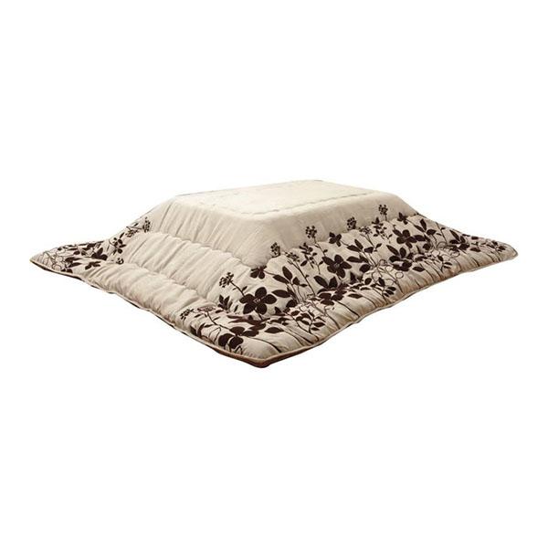 イケヒコ・コーポレーション 1150880020303 モダンリーフ柄 こたつ布団 シエナ ベージュ 205×285cm メーカー直送 イケヒコ・コーポレーション 1150880020303 モダンリーフ柄 こたつ布団