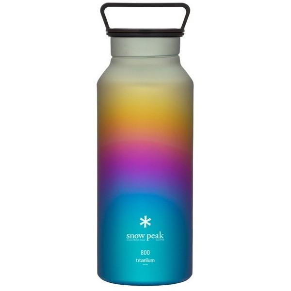 snow peak スノーピーク オーロラボトル800 レインボー ボトル 水筒 
