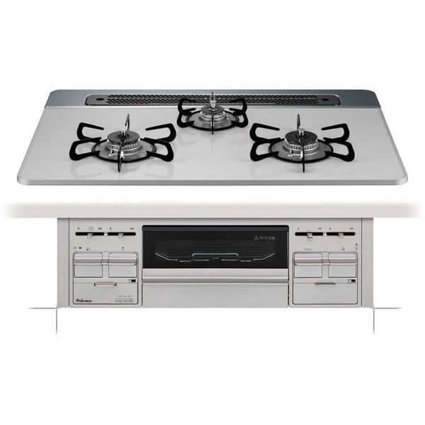 他サイト： ビルトインガスコンロ パロマ PD-509WS-75CV LP repla リプラ   プロパンガス用 両側強火力 幅75cmの商品画像