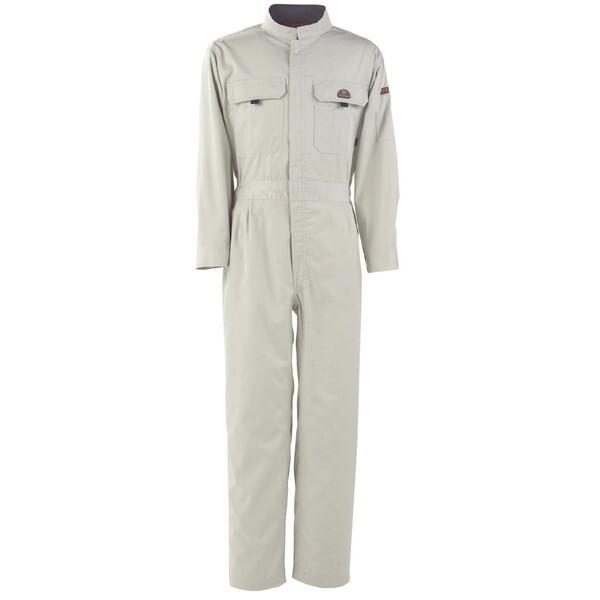 カジメイク 6609 T/C長袖股ハギつなぎ服 アイスホワイト LL : XPRICE