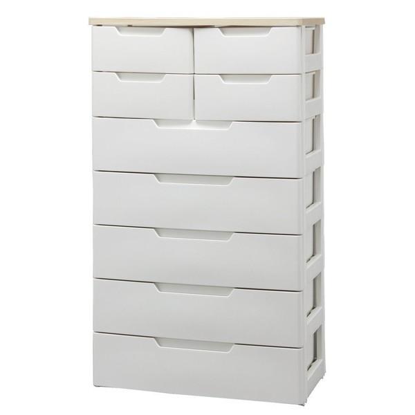 ホワイト 7段チェスト IRIS OHYAMA マルチユースチェスト 7段 幅72cm 完成品 アイリス