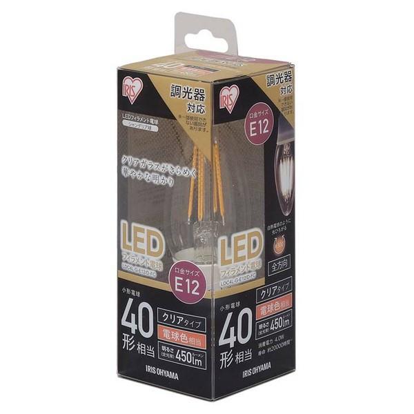 �A�C���X�I�[���} LDC4L-G-E12/D-FC �N���A�^�C�v ECOHiLUX LED�t�B�������g�d��(E12�����E40W�����E450lm�E�d���F)