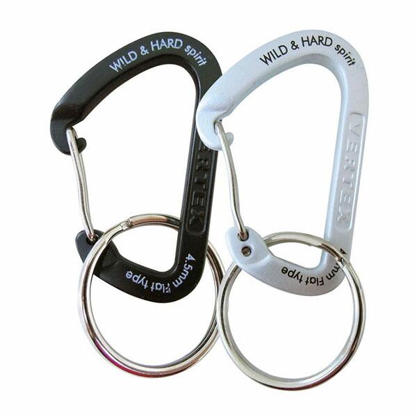 中林製作所 バーテックス カラビナ 4.5mm 黒&銀 VEX-43 : XPRICE Yahoo