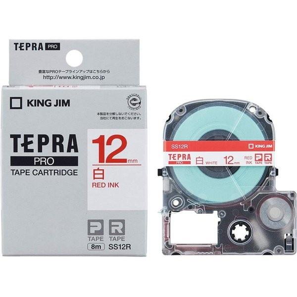 KING JIM SS12R �e�v��PRO�e�[�v�J�[�g���b�W �� �ԕ��� 12mm��