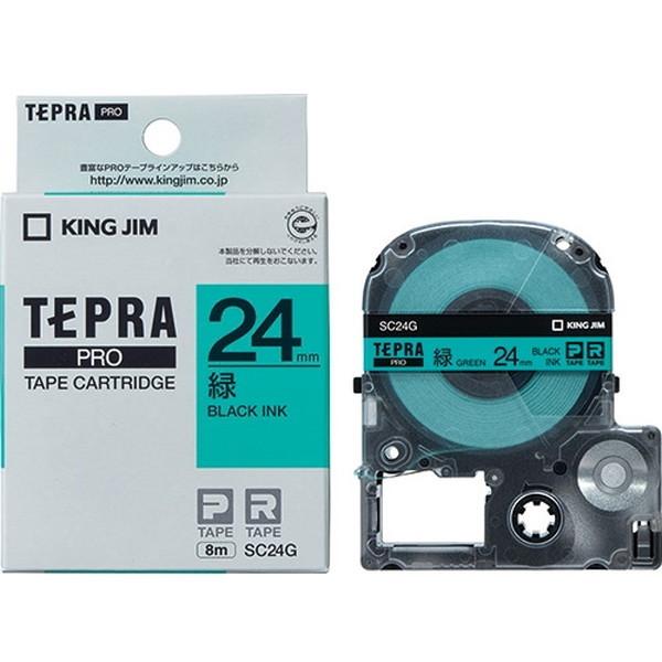 KING JIM SC24G �e�v��PRO�e�[�v�J�[�g���b�W �� ������ 24mm��