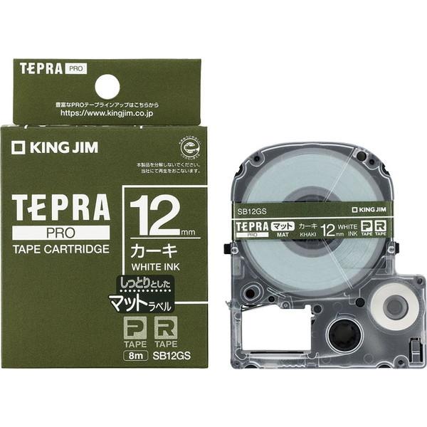 KING JIM �e�v��PRO�e�[�v �}�b�g�J�[�L ������ SB12GS