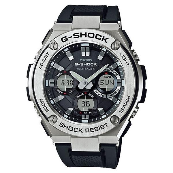 rv v CASIO JVI G-SHOCK Y GST-W110-1AJF GVbN GSHOCK W[VbN ubN  Vo[ G-STEEL \[[[d a v[g Mtg