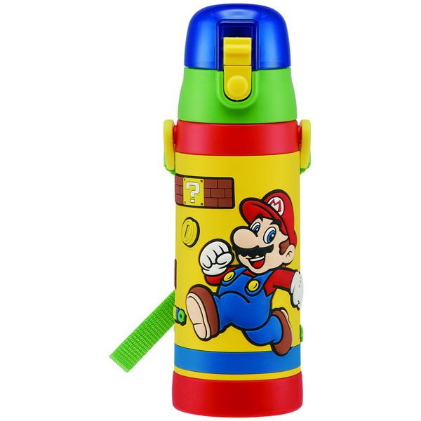 スケーター SDPV5 スーパーマリオ 3D 直飲み ステンレス 水筒 子供用