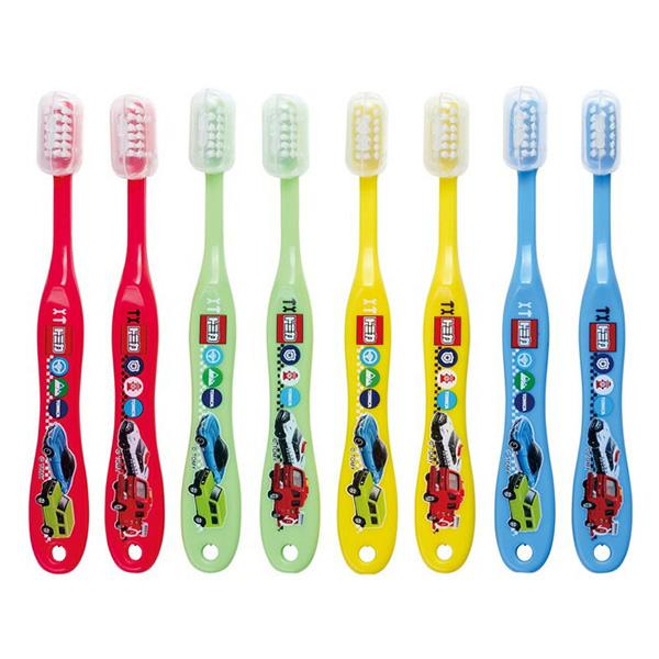 スケーター TB5SE トミカ 歯ブラシ 園児用 3-5才 普通 8本入 14cm