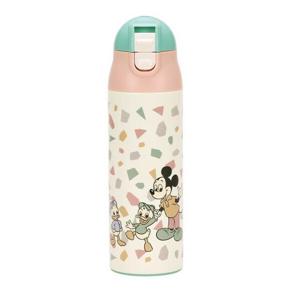 ステンレスボトル 500ml 調乳用 ミルク 水筒 調乳 500 ワンタッチ 保温 かわいい スケーター ＳＭＩＢ５ ミッキーマウス ミッキー Mickey 男の子 女の子