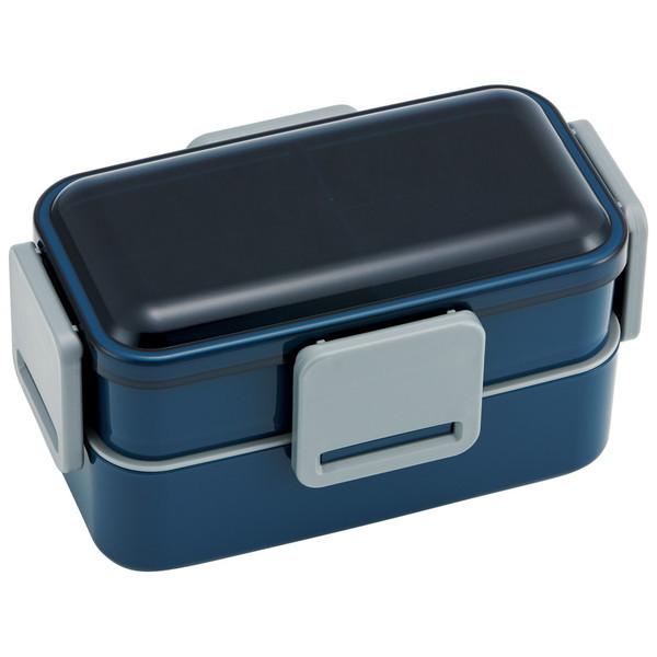 スケーター ミッドナイトブルー PFLW9AG 弁当箱 男性 2段 850ml