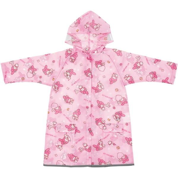 スケーター RACO1M マイメロディ お友だち レインコート キッズ 子供用 ランドセル リュックを背負ったまま脱着できる 適応身長 110-125cm サンリオ