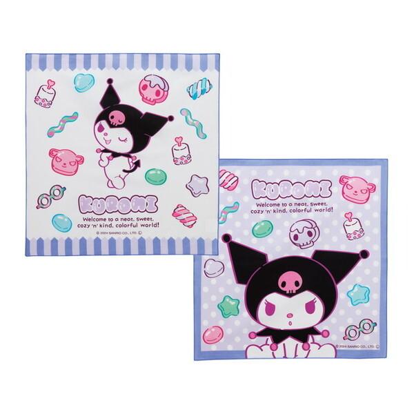 他サイト： スケーター KB4WN クロミ マシュグミ サンリオ お弁当クロス (ランチクロス 子供用 2枚セット)の商品画像