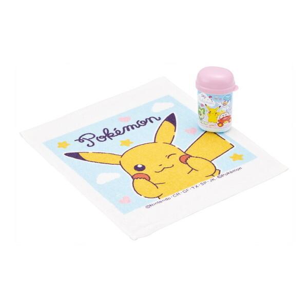 スケーター OA4 ポケモン ファンシー おしぼりセット おしぼり ケース付 日本製 女の子