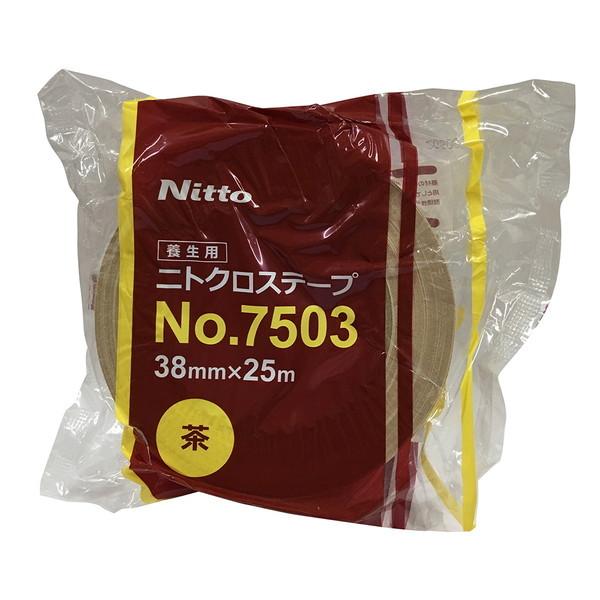 日東電工 No.7503 ニトクロステープ 38mm×25m 茶 : XPRICE Yahoo!店 