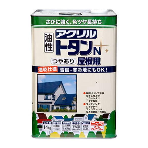 ニッペホームオンライン ニッペ アクリルトタンN屋根用14KG 赤さび 