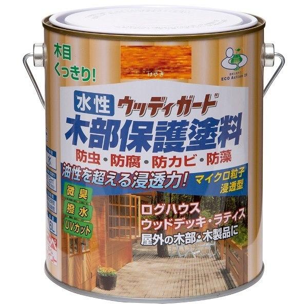 ニッペホームオンライン ニッペ 水性ウッディガード けやき 1.6L