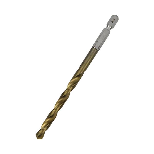 SK11 六角軸Tin鉄ドリル 普通 6.8mm