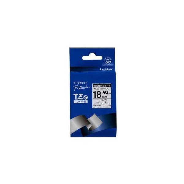 Brother TZE-S241 ���e�[�v/������ �s�[�^�b�`�p ���S�����~�l�[�g�e�[�v(18mm)
