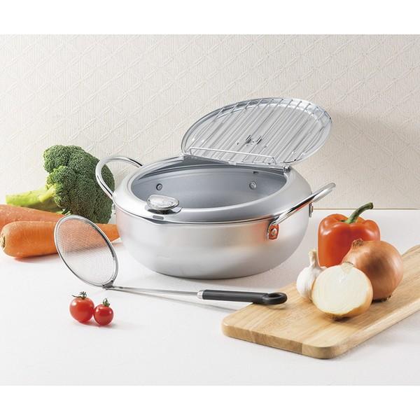 味楽亭IIフタ付天プラ鍋24cm(カス揚げ付)7041146 : 4979487916806 