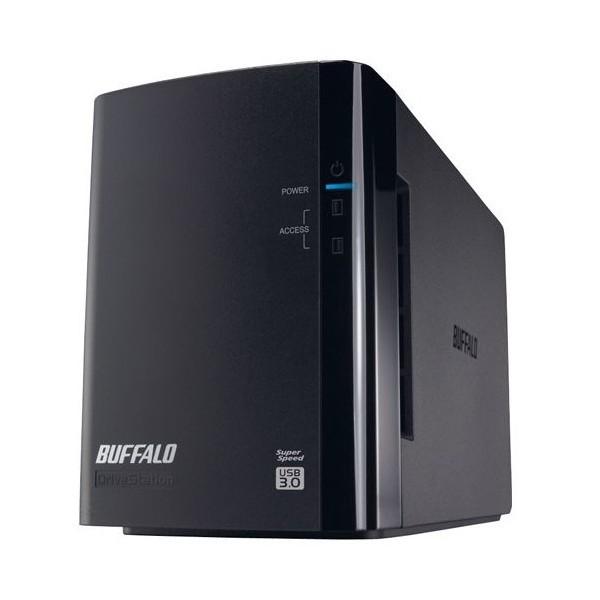 BUFFALO HD-WL2TU3/R1J DriveStation USB3.0�ڑ� �O�t���n�[�h�f�B�X�N �~���[�����O�@�\���� 2�h���C�u���f�� 2TB