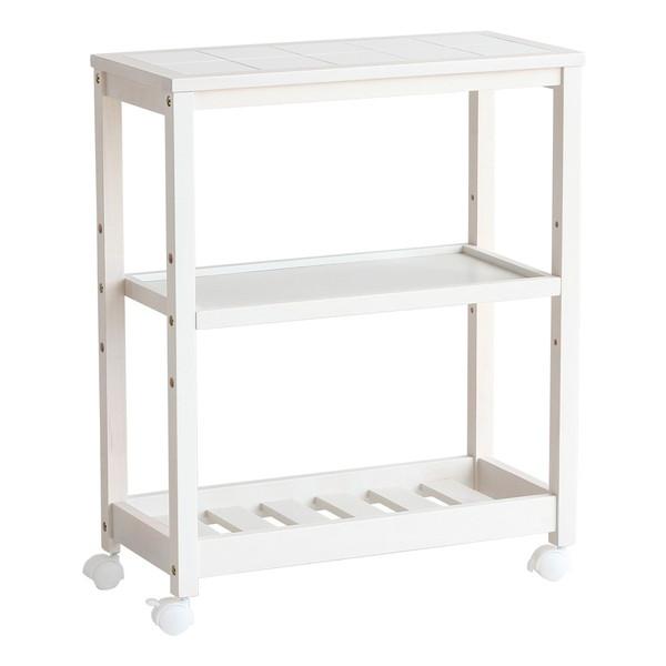 �L�b�`�����S�� Soup Slim Wagon 3�i �L�b�`�� ���S�� �V���v�� ������� ���킢�� ���[ �L���X�^�[�t�� �� �z���C�g �s�ꊔ����� W-3347WH ���[�J�[����