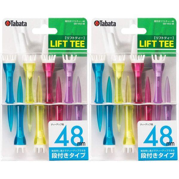 他サイト： タバタゴルフ GV1412482S 段付リフトティー 48mm 2個セットの商品画像