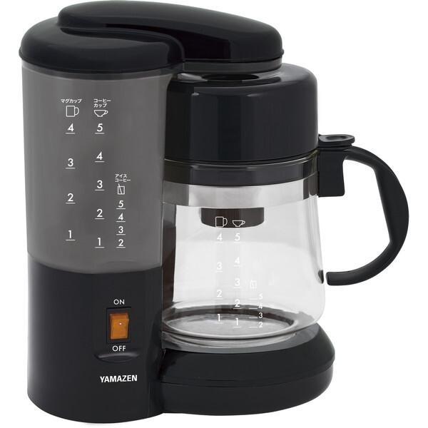 他サイト： 山善 YCA-502(B) ブラック コーヒーメーカーの商品画像