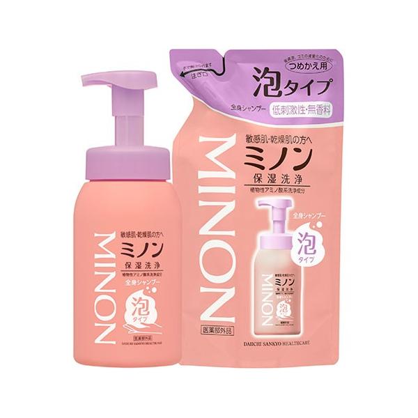 第一三共ヘルスケア ミノン 全身シャンプー 泡タイプ つめかえ