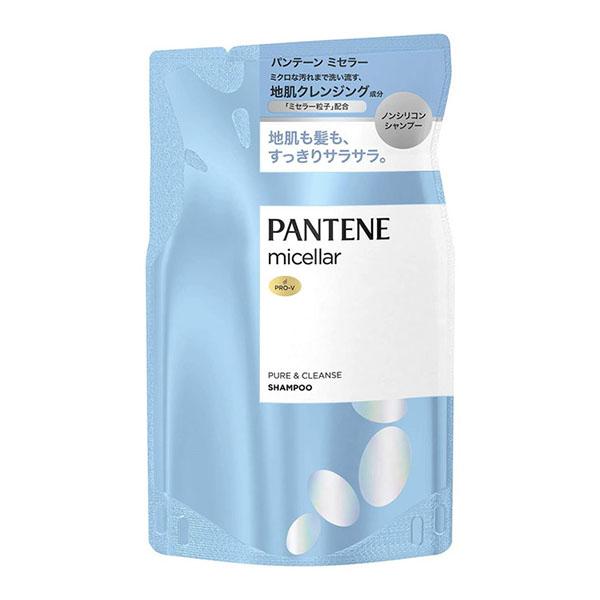 他サイト： P&amp;G パンテーン ミセラー ピュア&amp;クレンズ ノンシリコンシャンプー つめかえ用 350mLの商品画像
