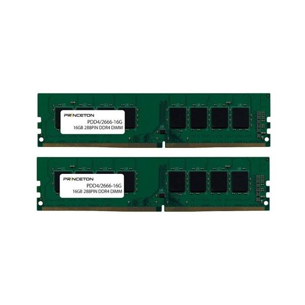 princeton PDD4/2666-16GX2 288pin DDR4 DIMM fXNgbvp(16GB×2g)