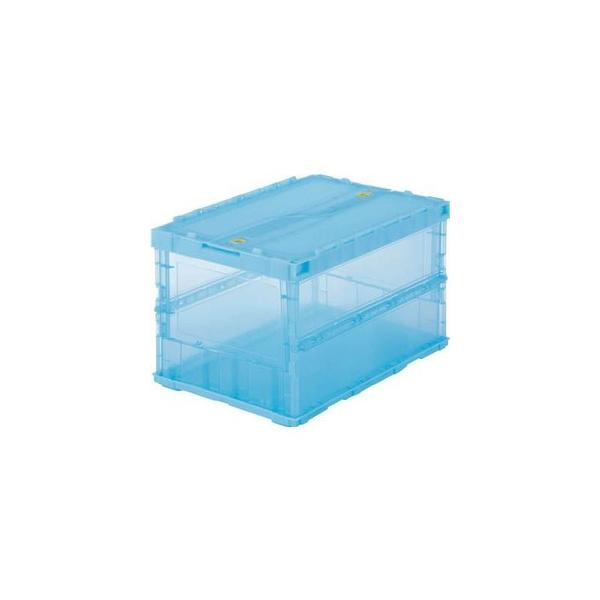 TRUSCO TSK-C50B-B �u���[ ���^�܂肽���݃R���e�i�X�P�� 50L���b�N�t�^�t