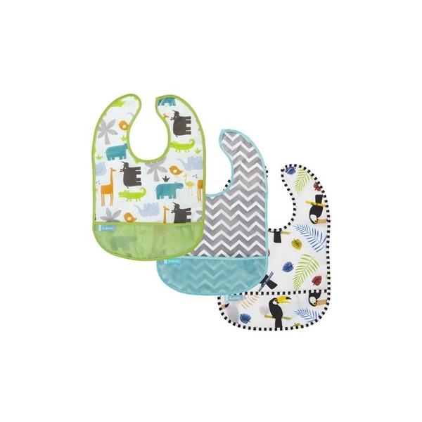 クーシーズKushies 防水加工 お食事エプロン 12ヵ月 3枚セット