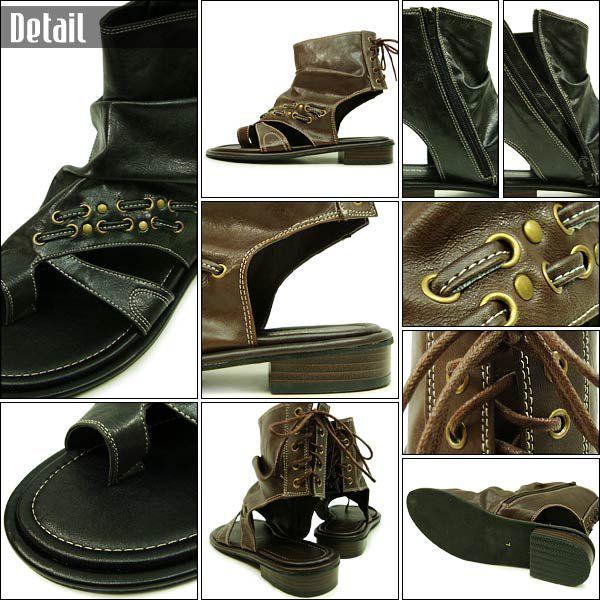 セール ドレープブーツ サンダル メンズ 新作 Puレザー 革 靴 サマーブーツ ブーサン F1 Buyee 日本代购平台 产品购物网站大全 Buyee一站式代购 Bot Online