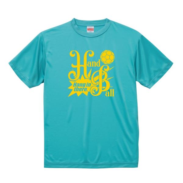 【名入れ】ハンドボール Tシャツ ドライシルキー ウェア 練習着 チーム クラブ 全12色  H801 送料無料 5088