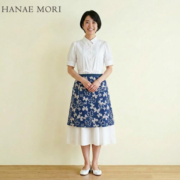 HANAE MORI（ハナエモリ） 森英恵 エプロン ブランド タオル サロン型